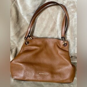 Michael Kors Tan Leather Shoulder Bag